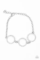 Paparazzi Dress The Part - White Bracelet