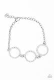 Paparazzi Dress The Part - White Bracelet