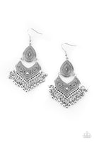 Paparazzi Music To My Ears - Silver Earrings
