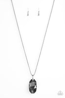 Paparazzi Gemstone Grandeur - Silver Necklace
