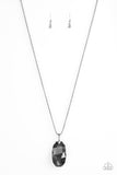 Paparazzi Gemstone Grandeur - Silver Necklace