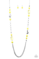 Paparazzi Marina Majesty - Yellow Necklace