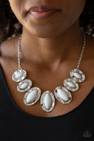 Paparazzi Terra Color - White Necklace