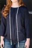Paparazzi SCARFed for Attention - Silver Necklace