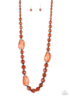 Paparazzi Malibu Masterpiece - Brown Necklace