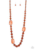 Paparazzi Malibu Masterpiece - Brown Necklace