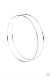 Paparazzi Extra Extra - Silver Hoop Earrings