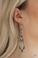Paparazzi Electric Shimmer - Silver Earrings