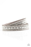 Paparazzi Shimmer and Sass - Silver Wrap Bracelet