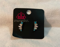 Paparazzi Starlet Shimmer - Multi Rhinestone Earrings
