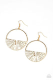 Paparazzi Reimagined Refinement - Gold Earrings