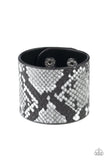 Paparazzi The Rest is HISS-tory - Silver Wrap Bracelet