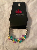 Paparazzi Starlet Shimmer Multi-colored heart bracelets