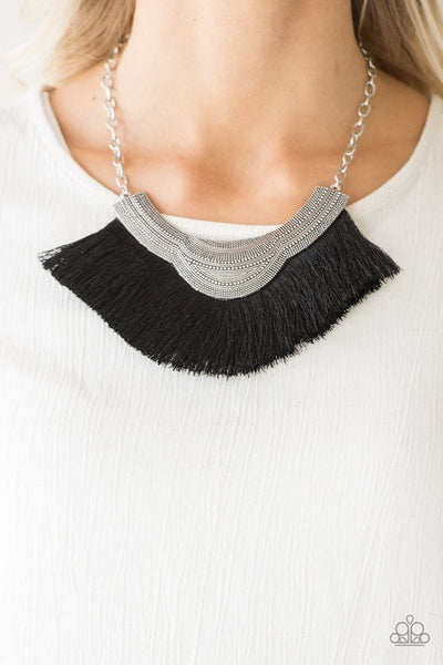 Paparazzi My PHARAOH Lady - Black Necklace