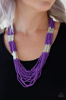 Paparazzi Let It BEAD - Purple Necklace