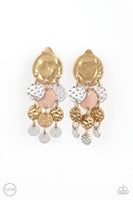 Paparazzi Do Chime In - Multi Clip-On Earrings