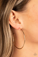 Paparazzi Can I Get a HOOP HOOP - Gold Hoop Earrings