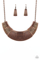 Paparazzi More Roar - Copper Necklace