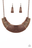Paparazzi More Roar - Copper Necklace