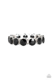 Paparazzi Glitzy Glamorous - Black Bracelet