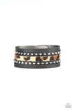 Paparazzi Born To Be WILDCAT - Brown Wrap Bracelet