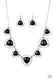 Paparazzi Make A Point - Black Necklace