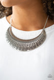 Paparazzi Large As Life - Silver Necklace