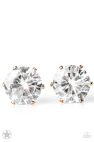 Paparazzi Just In TIMELESS - Gold Post Earrings