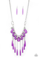 Paparazzi Roaring Riviera - Purple Necklace