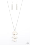 Paparazzi On The ROAM Again - White Necklace