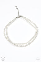 Paparazzi Ladies Choice - White Choker Necklace