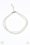 Paparazzi Ladies Choice - White Choker Necklace