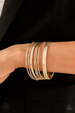 Paparazzi Full Circle - Gold Bracelets