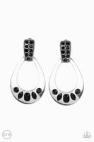 Paparazzi Broker Babe - Black Clip- On Earring