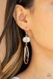Paparazzi Drop-Dead Glamorous - Gold Earrings