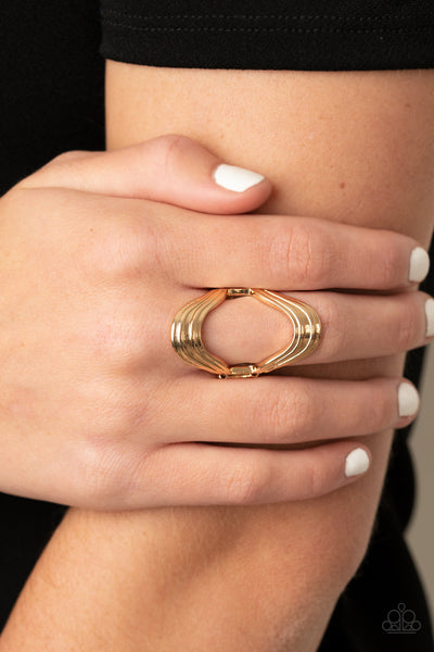 Paparazzi Keep An Open Mind - Gold Ring