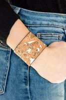 Paparazzi Cork Congo - White Wrap Bracelet