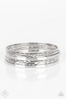 Paparazzi Rumble in the Concrete Jungle – Silver Bracelet