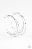 Paparazzi Jumpin Through Hoops - Silver Hoop Earrings