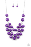 Paparazzi Miss Pop-YOU-larity - Purple Necklace