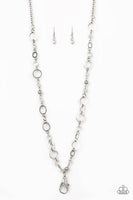 Paparazzi Kid in a Candy Shop - White Lanyard Necklace