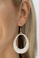 Paparazzi Storybook Bride - Gold Earrings