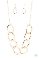 Paparazzi Ive got the Power - Gold Necklace