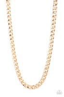 Paparazzi The Underdog - Gold Men's Necklace