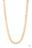 Paparazzi The Underdog - Gold Men's Necklace