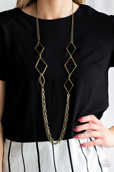 Paparazzi Fashion Fave - Brass Necklace