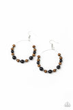 Paparazzi Forestry Fashion – Black Earrings