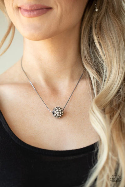 Paparazzi Come Out of Your BOMBSHELL - Black Necklace