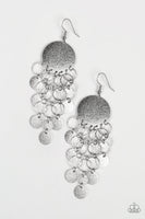 Paparazzi Turn On The BRIGHTS - Silver Earrings
