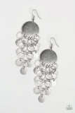 Paparazzi Turn On The BRIGHTS - Silver Earrings